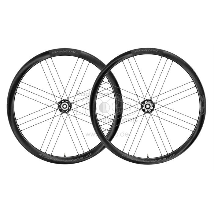 Campagnolo Shamal Carbon C21 Disc 2-Way-Fit Wheeleset 28 "| CA N3W | CLINCHER RIM | HH12/100-HH12/142, AFS/CENTERLOCK, TUBLESS/UST | WH21-SHCDFR40N - ebiketech