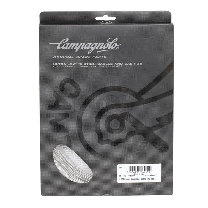 Campagnolo Shift Cable 2000 mm | Boks med 25 stk | 25-CG-CB009 - ebiketech