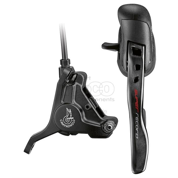 Campagnolo Super Record 2S Ergopower Shifter Spak Venstre | Skivebrems | svart | EP19-SRD12LF6 - ebiketech