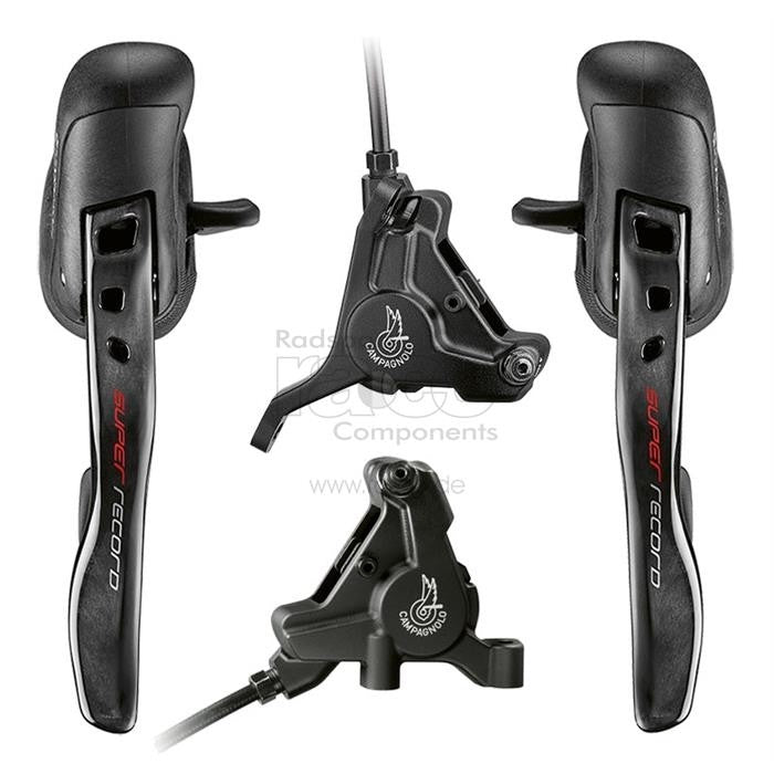 Campagnolo Super Record 2x12s Ergopower Shifter Lever Pair | Skivebrems - ebiketech