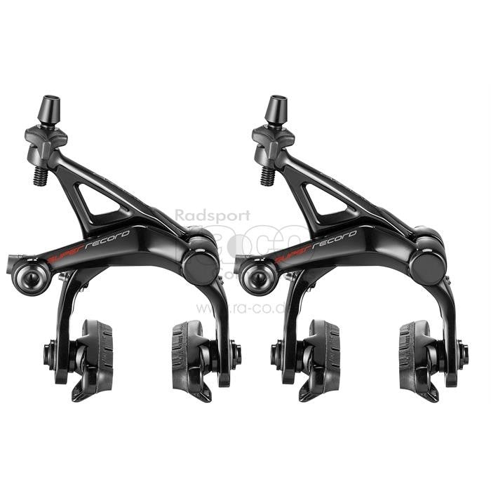Campagnolo Super Record Brake Set Front + Bak | Dual Pivot | svart | BR19-SRDP - ebiketech