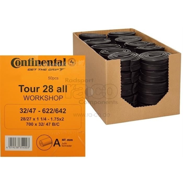 Continental Tube Tour alle | 50 stk - ebiketech