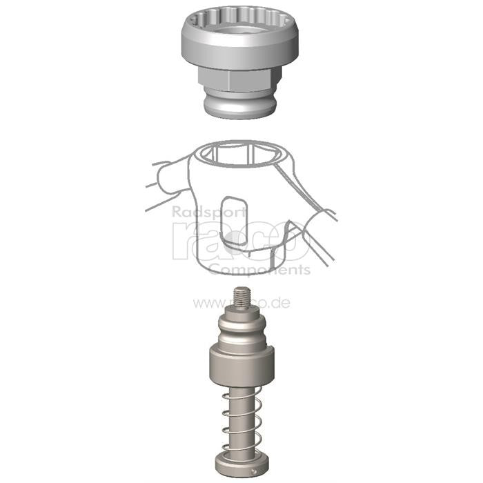 Cyclus Tools Bottom Bracket Tool - Shimano Steps E -Motor - ebiketech