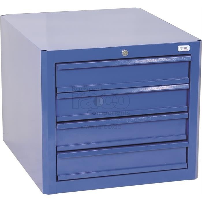 Cyclus Tools Cabinet | med 4 skuffer | For Work Bench Article: 720640 and Work Table Article: 720641 - ebiketech