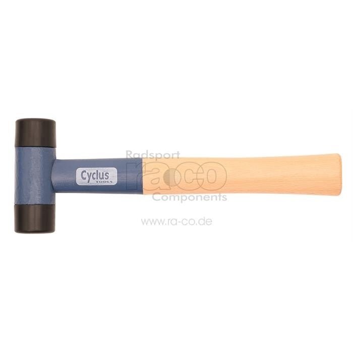 Cyclus Tools Rubber Mallet 410 G, Ash Wood-Handle 290 mm - ebiketech