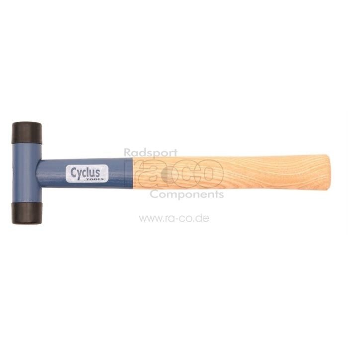 Cyclus Tools Rubber Mallet with Ash Wood Handle 270 mm, 238 g - ebiketech