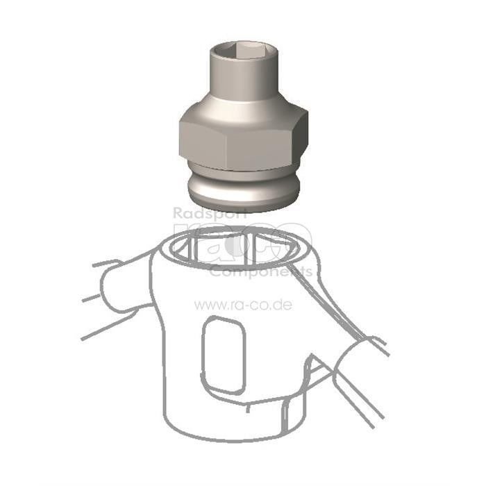 Cyclus Tools Snap.in Crank Bolt Socket 14 mm - SN.51 -W - ebiketech