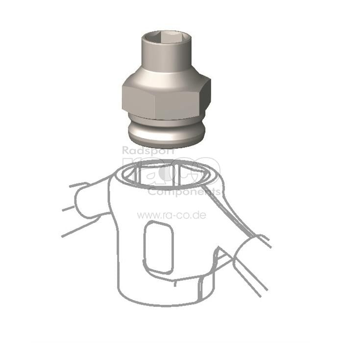 Cyclus Tools Snap.in Crank Bolt Socket 15 mm - SN.52 -W - ebiketech