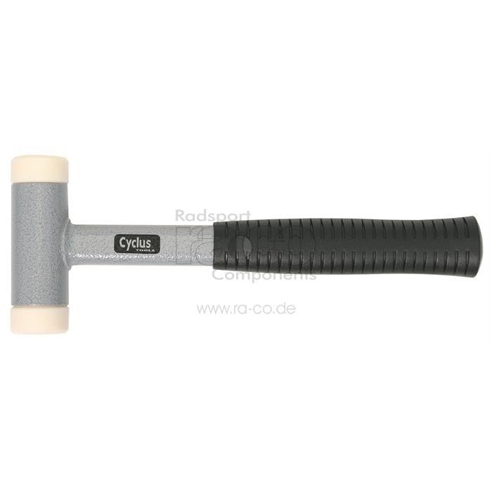 Cyclus Tools Soft-head Anti Rebound Hammer 650g, 35x120x250mm, utskiftbare plasthoder - ebiketech