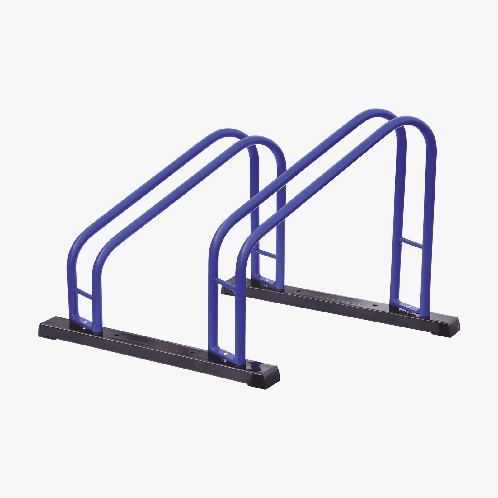 Cyclus Tools Sykkelstativ | Duo | Blå/svart for gulvfeste 370x400x300 eller 360mm (L x B x H) - ebiketech