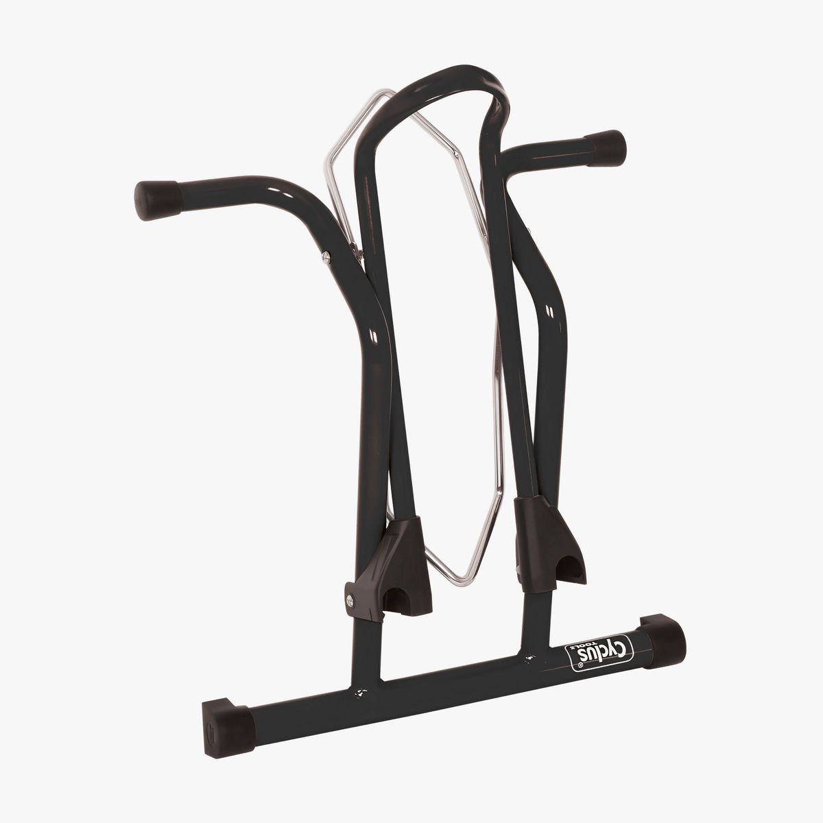 Cyclus Tools Sykkelstativ | For forhjul og bakhul 26 "-29" | svart - ebiketech
