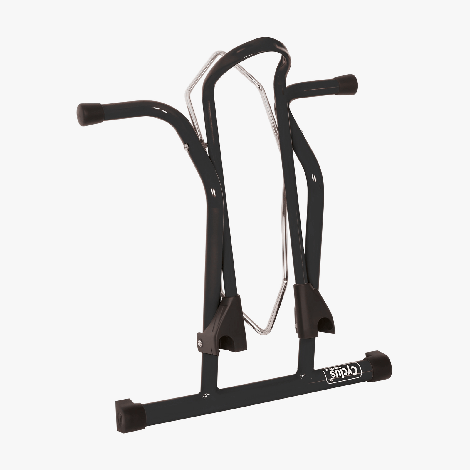 Cyclus Tools Sykkelstativ | For forhjul og bakhul 26 "-29" | svart - ebiketech