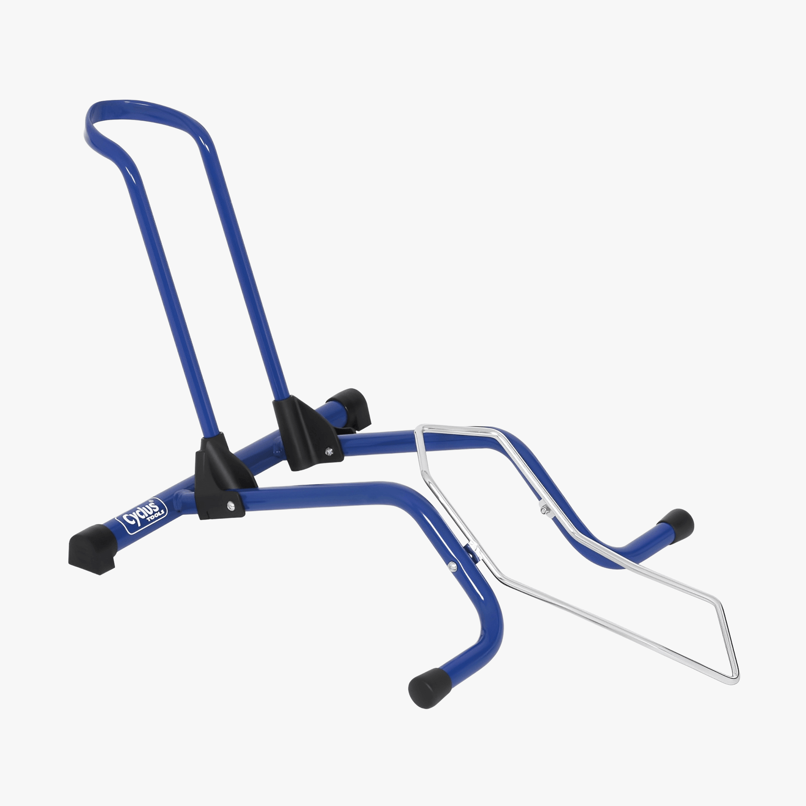 CYCLUS TOOLS Sykkelstativ | For front- og bakhjul 26 "-29" | blå - ebiketech