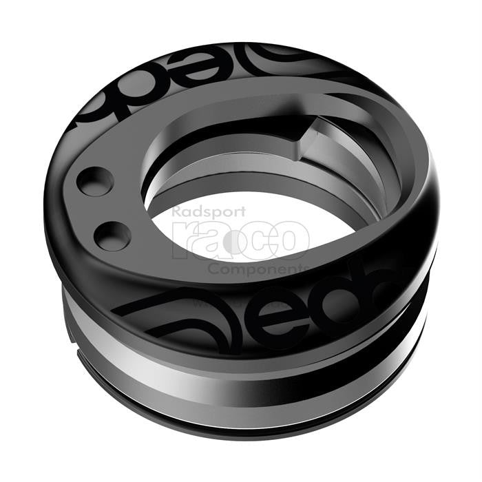 Deda 1 1/2 "headset dcr is52 | legering | svart | høyde 8,8 mm | kassett 45 ° x 45 °, konisk gaffel 1 1/8" + 1 1/2 " - ebiketech