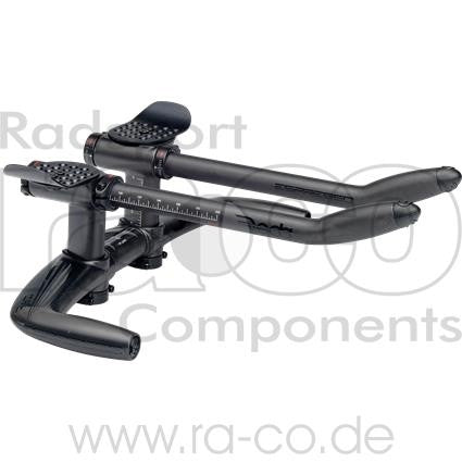 Deda espresso | TimeTrial Bar with Rise Extensions | karbon ud finish | svart | 31,7 mm | 420 mm | 710 g | 1 1/8 " - ebiketech