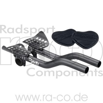 Deda Parabolica forfaller | Time Trial Cockpit | legering | Svart (svart finish) | 31,7 mm - ebiketech