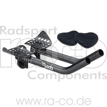 Deda parabolica uno | Time Trial Cockpit | legering | Svart (svart finish) | 31,7 mm - ebiketech