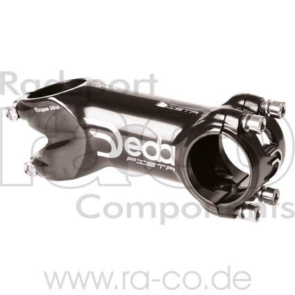Deda Pista Track Stem | legering | Svart blank | 1 1/8 ", 70 °, 31,7 mm - ebiketech