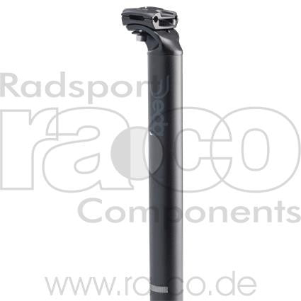 Deda RS Zero Seat Post | legering | 27,2 mm | Lengde 350 mm, forskjøvet 18 mm | Matt Black Anodized - ebiketech
