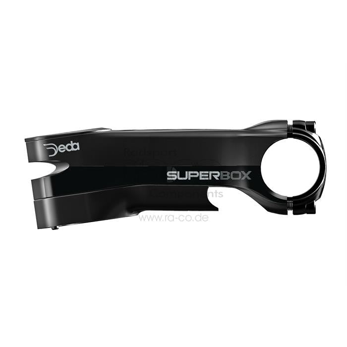 DEDA Superbox DCR Race STEM | legering | Svart (POB) | 1 1/8 ", 82 °, 31,7 mm - ebiketech