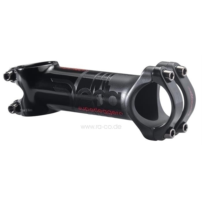 Deda Superleggero Race STEM | legering | Svart (POB) | 1 1/8 ", 83 °, 31,7 mm - ebiketech