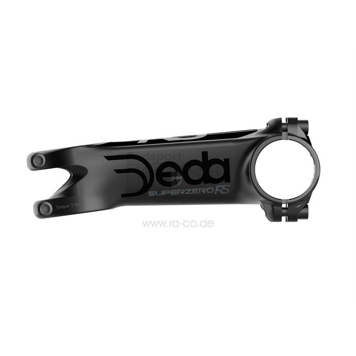 Deda Superzero RS Race STEM | legering | Svart (POB) | 1 1/8 ", 82 °, 31,7 mm - ebiketech