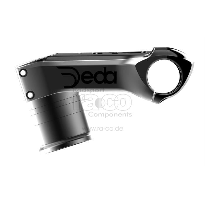 DEDA VINCI DCR RACE STEM | legering | Svart (POB) | 1 1/4 " + 1 1/8", 73 °, 31,7 mm - ebiketech