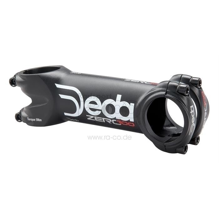 Deda Zero 100 Performance Race STEM | legering | Black Matt (svart finish) | 1 1/8 ", 82 °, 31,7 mm - ebiketech