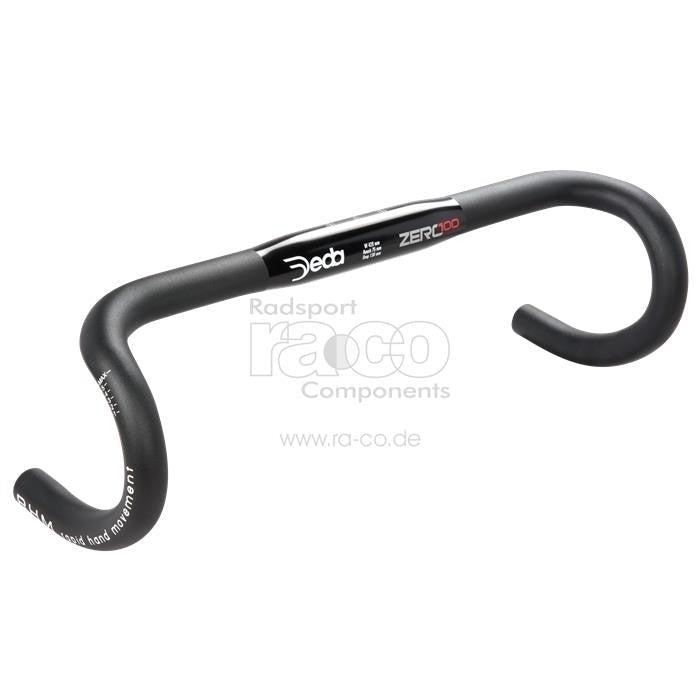 Deda Zero 100 Rhm | Race styr | Legering 7075 | Svart (svart finish) | 31,7 mm - ebiketech