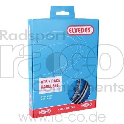 Elvedes ATB / Race Shift Cable Set | inkl. ytre foringsrør, kabel og heter - ebiketech