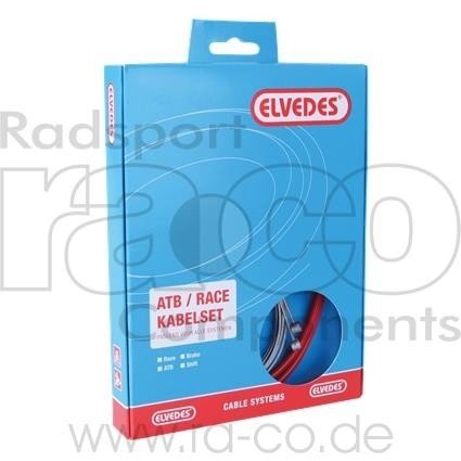 Elvedes ATB / Race Shift Cable Set | inkl. ytre foringsrør, kabel og heter - ebiketech