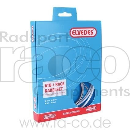 Elvedes ATB / Race Shift Cable Set | inkl. ytre foringsrør, kabel og heter - ebiketech