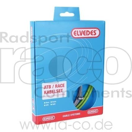 Elvedes ATB / Race Shift Cable Set | inkl. ytre foringsrør, kabel og heter - ebiketech