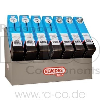 ELVEDES BOXER DISPLAY | inkl. 7 dispenserbokser med kabler og ytre hus | helt fylt - ebiketech