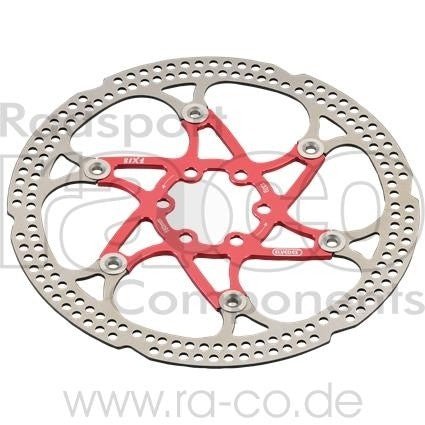 ELVEDES BRAKE DISC FX18 ROTOR | 180 mm | 6 bolt | Rustfritt stål/aluminium | 132 g - ebiketech