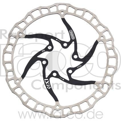 ELVEDES BRAKE DISC LX16 ROTOR | 160 mm | 6 bolt | Rustfritt stål | 85 g - ebiketech