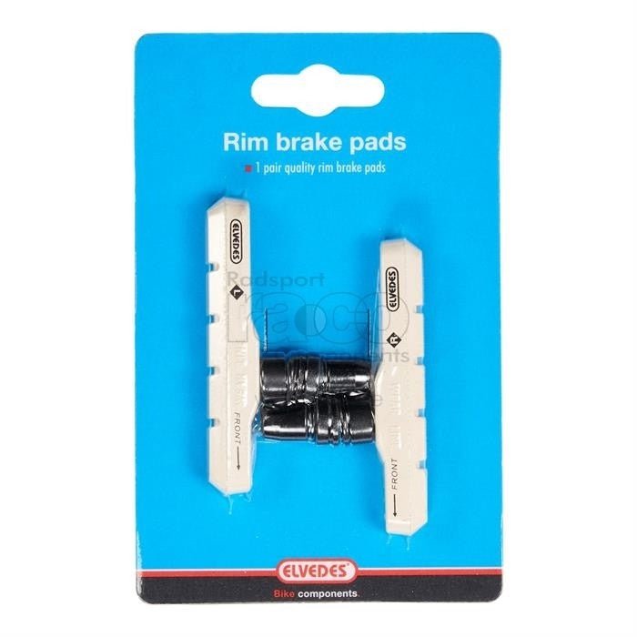 ELVEDES BRAKE PADS PARER FOR V-BREKS "White" 72 mm | (6832) - ebiketech