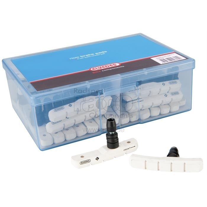 ELVEDES BRAKE PADS PARER FOR V-BREKS "White" 72 mm | (6832-boks) | 25 stk par - ebiketech