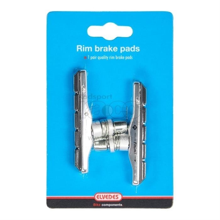 ELVEDES BRAKE SHOE PAR for V-bremser | (6804) | Utskiftbare bremsegummier - ebiketech