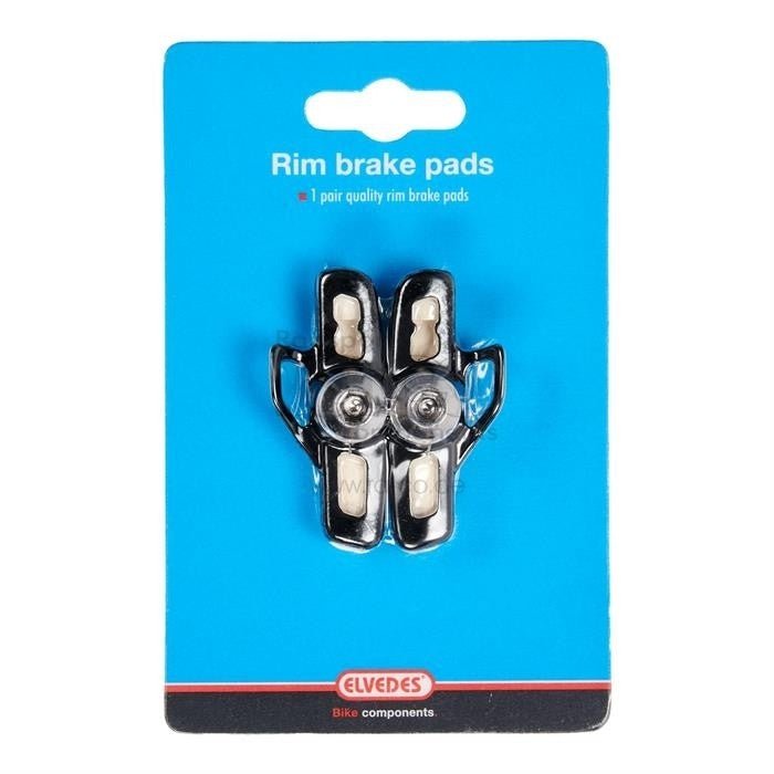 Elvedes bremsesko par for Campagnolo Brake "White" | (6836) | Utskiftbare bremsegummier - ebiketech