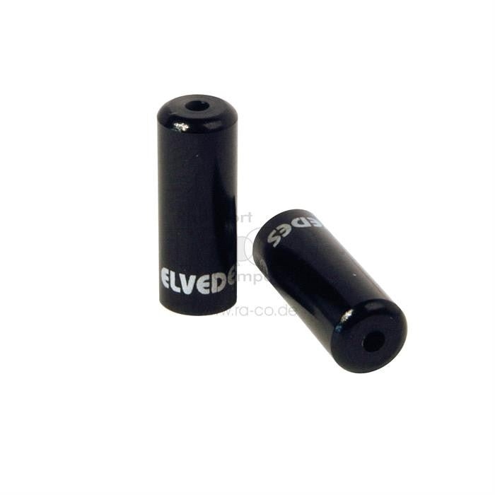 ELVEDES Ferrule forseglet | legering | 4 mm | svart | 50 stk - ebiketech
