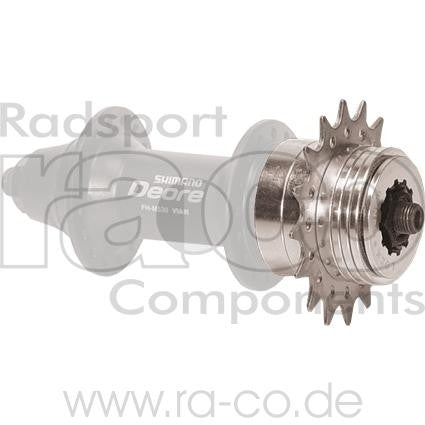 En-hastighets konvertitt sett inkl. Spacer 2x10mm 1x5mm 4x3mm, hg pinion 16 tenner, låsring - ebiketech