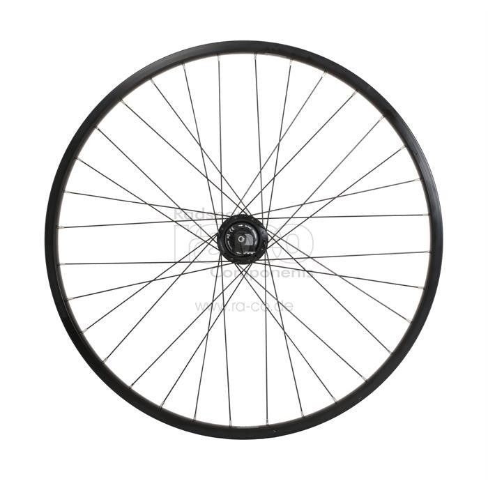 Forhjulskive 28 "| Clincher Rim | QR, Ryde Andra Rim Black, Shimano Alfine Dynamo Hub Black, Centerlock - ebiketech