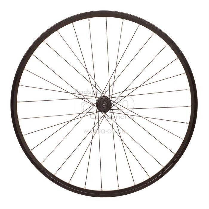 Forhjulskive 28 "| Clincher Rim | QR, ZAC2000 Rim Black, Shimano Deore Hub Black, Centerlock - ebiketech