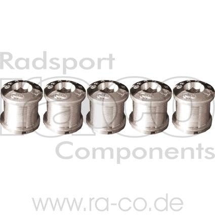 Gebhardt Chain Ring Screws Alloy | 13,2 mm / 3-trinns | 5 stk - ebiketech