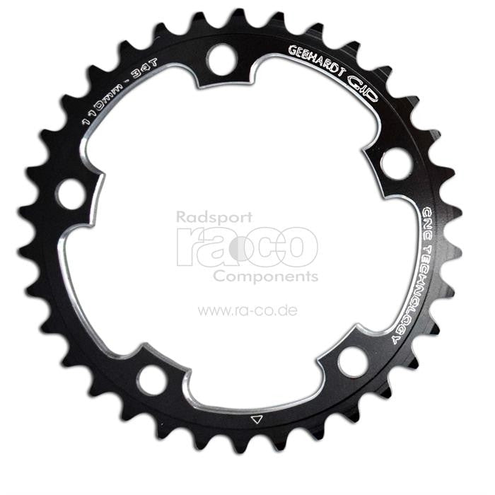 Gebhardt CNC Chain Ring | svart - ebiketech