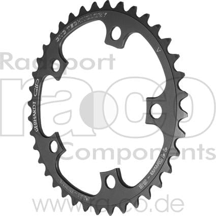 Gebhardt CNC CV Chain Ring inkl. Skiftende pinner - Veloce/Centaur U.T. | svart - ebiketech