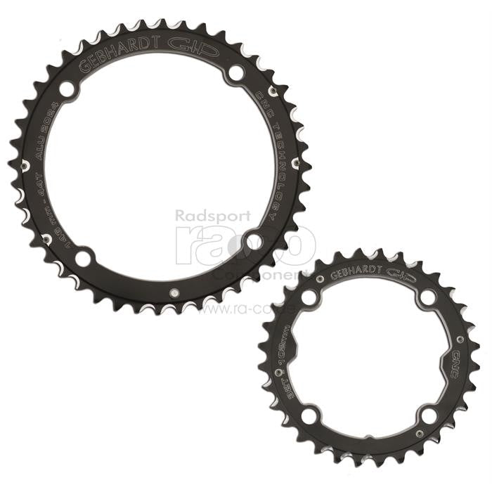Gebhardt CNC XTR 960 kjede ring inkl. Skiftende pinner | svart - ebiketech