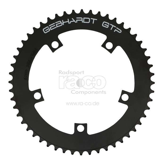 Gebhardt spor 1/2 "x 1/8" kjede ring | svart - ebiketech