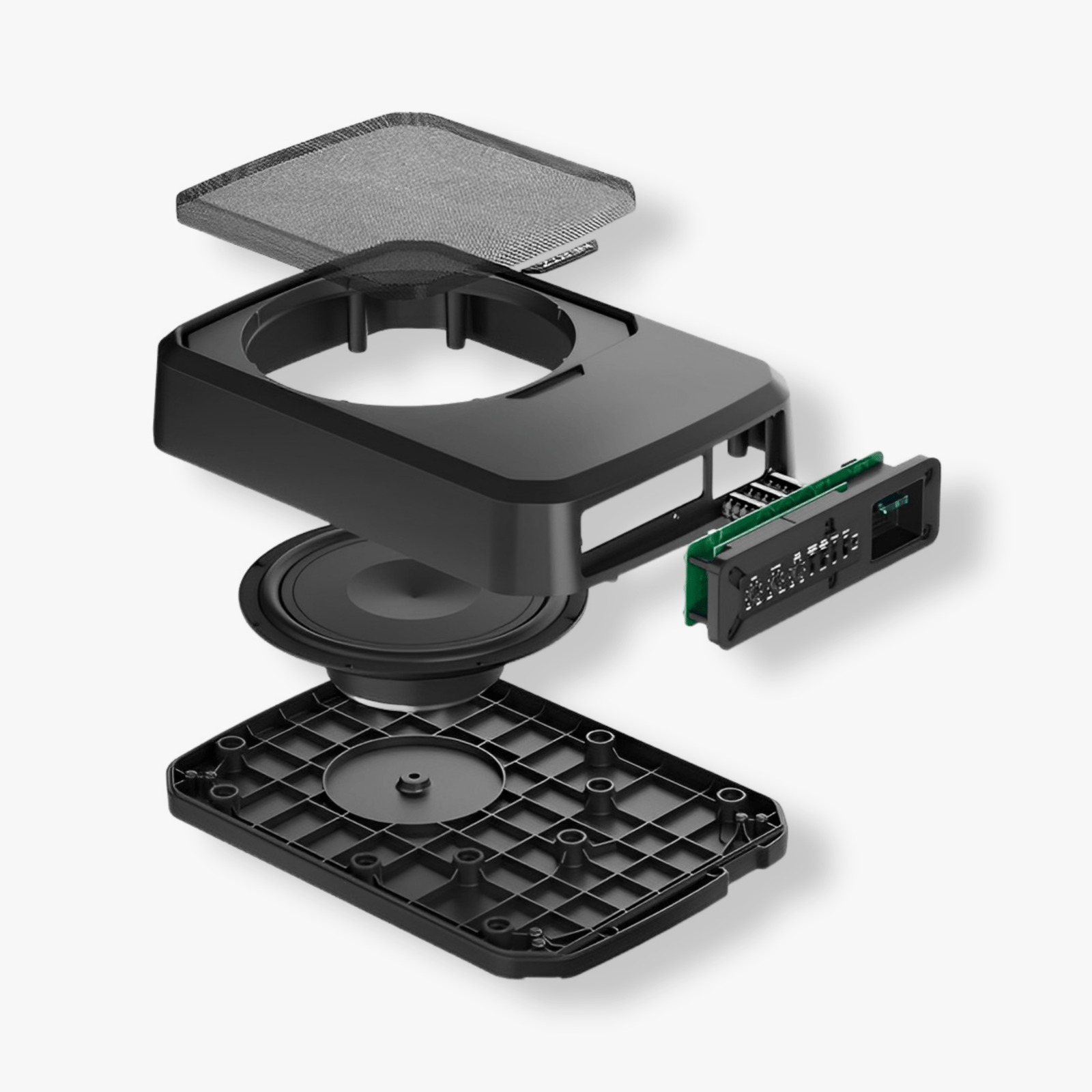 Hertz DBA201F 8" aktiv Subwoofer 440W max - Superflat design - ebiketech